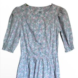 Vintage 80’s Laura Ashley Prairie Dress Size 8 Floral
cottagecore Long Midi